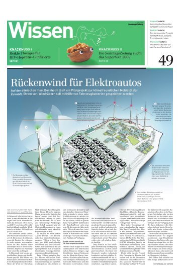 Rückenwind für Elektroautos - IBM Zurich Research Laboratory