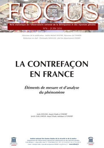 La contrefaçon en France - inhesj