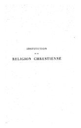 RELIGION CHRESTIENiNE - Archive ouverte UNIGE