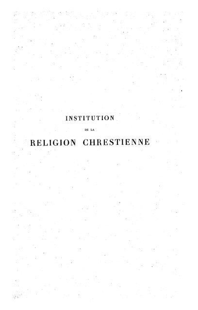 RELIGION CHRESTIENiNE - Archive ouverte UNIGE