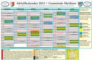 Abfallkalender 2013 • Gemeinde Meißner - Zweckverband ...