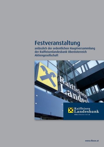 Festveranstaltung - Raiffeisen