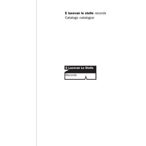 Catalogue (PDF, 757 KB) - E lucevan le stelle