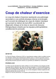 Coup de chaleur d'exercice - Urgence Pratique