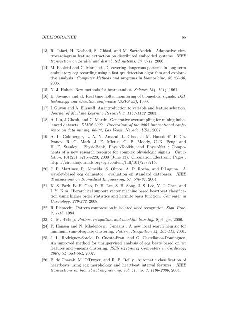 Traitement automatique du signal ECG pour l'aide au diagnostic de ...