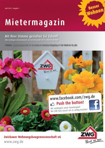 Mietermagazin - Zwickauer Wohnungsbaugenossenschaft eG