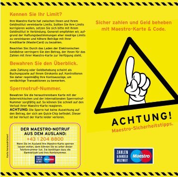 ACHTUNG! - Raiffeisen