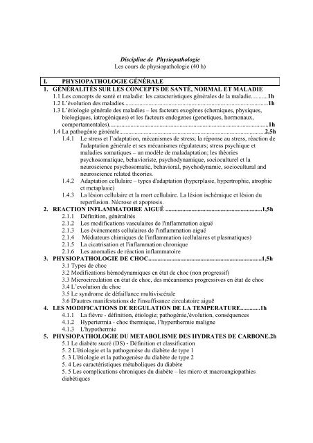 Discipline : Assistance Primaire de l'Etat de la Santé - Gr.T. Popa