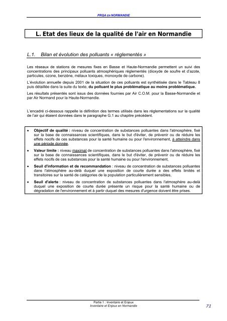 Plan régional de la qualité de l'air en Normandie 2010 - 2015 (.pdf)