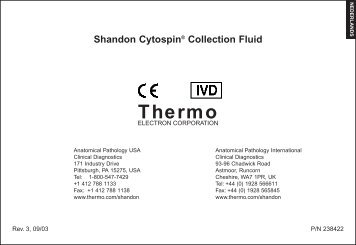 Shandon Cytospin® Collection Fluid Thermo