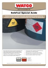 Solid'sol Spécial Acide - Watco