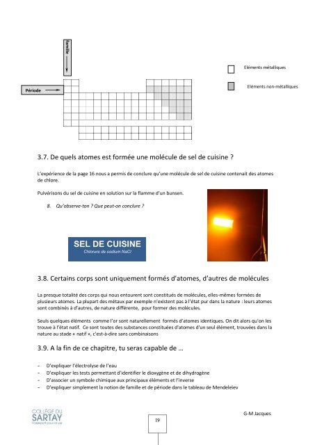 cours de Mr Jacques sciences 5h