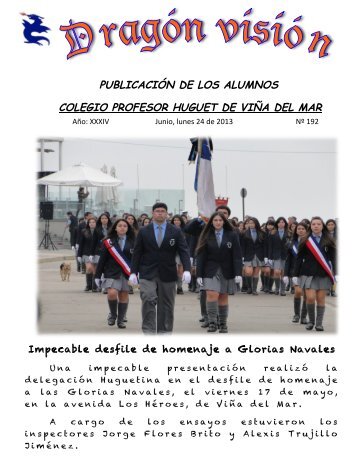 PUBLICACIÓN DE LOS ALUMNOS COLEGIO PROFESOR HUGUET DE VIÑA DEL MAR