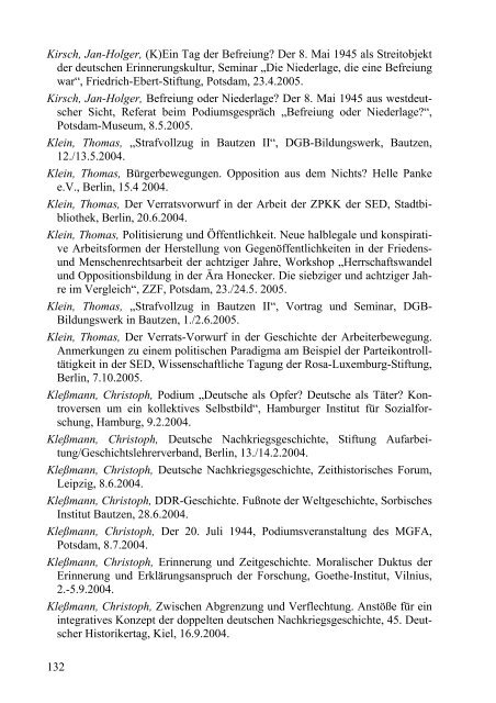 Tätigkeitsbericht 2004-05 (PDF) - Zentrum für Zeithistorische ...