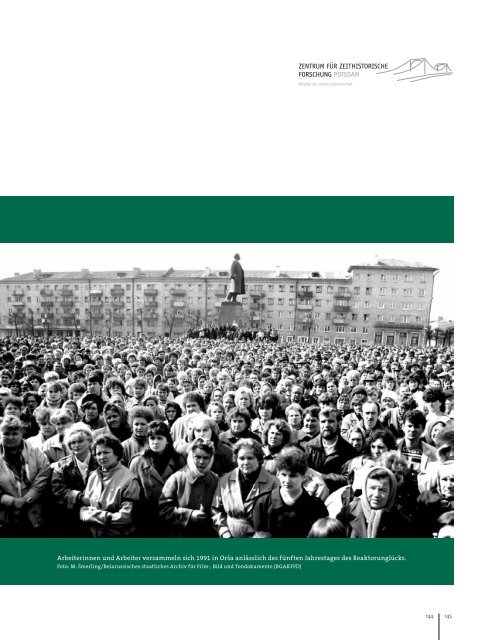 Jahresbericht 2011 (PDF) - Zentrum für Zeithistorische Forschung ...