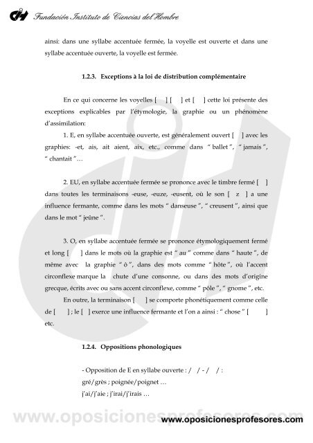 I - LE CLASSEMENT ET LE FONCTIONNEMENT DES VOYELLES