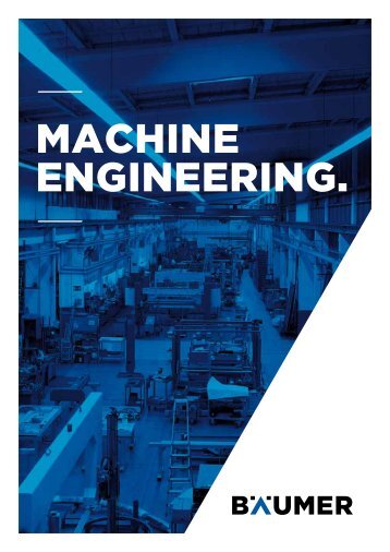 MACHINE ENGINEERING. - Baumer