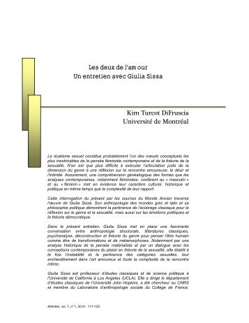 Texte en PDF - Altérités