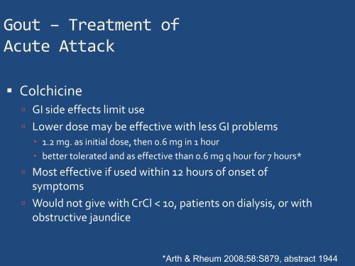 Crystal Induced Arthropathy