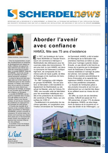 Aborder l'avenir avec confiance - Scherdel GmbH