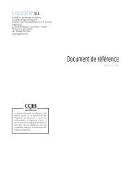 Document de référence - Lagardère