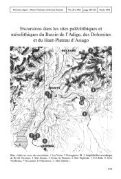 Excursions dans les sites paléolithiques et mésolithiques du Bassin ...