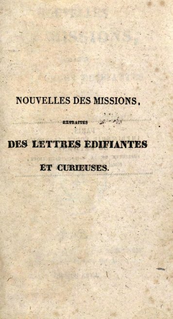 DES LETTRES EDIFIANTES - Manioc