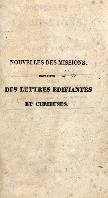 DES LETTRES EDIFIANTES - Manioc