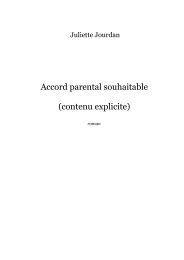 Accord parental souhaitable (contenu explicite) - Txy