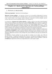 Stage SSP - Répertoires d'action politique (BH) - Eloge des SES