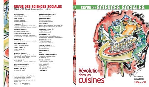 Article Revue Des Sciences Sociales