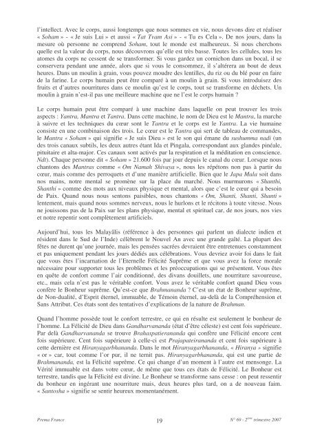 Prema - La revue de l'Organisation Sathya Sai France