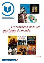 L'accordéon dans les musiques du monde - Bibliothèques de prêt ...