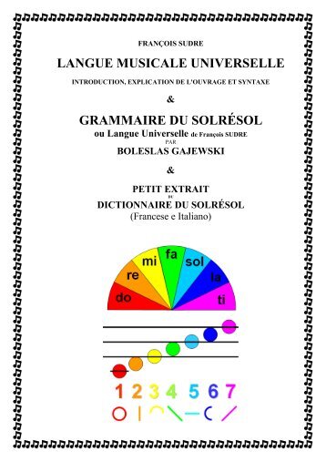 Grammaire du solresol - Labirinto Ermetico