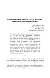 Aspects Sociologiques - Faculté des sciences sociales - Université ...