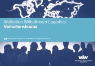 Wallenius Wilhelmsen Logistics Verhaltenskodex