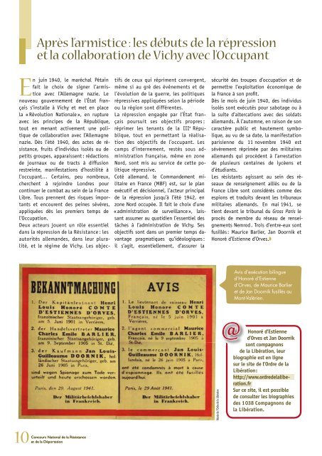 brochure pédagogique - Fondation de la France Libre