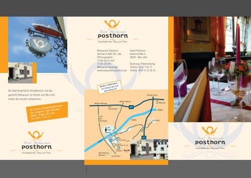 Download Posthorn-Flyer, 476 KB - im Hotel Restaurant Posthorn ...