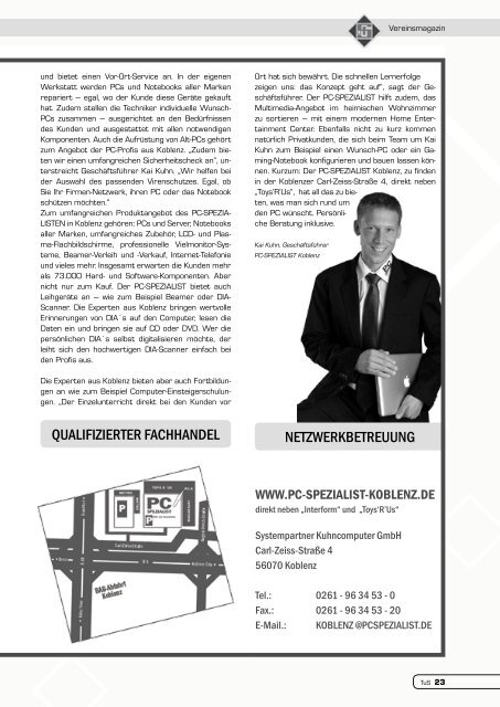 Schängel-Magazin - TuS Koblenz