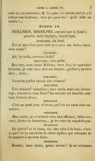 La vie de bohème, piéce en cinq actes, mélée de chants