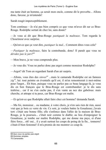 Les Mystère de Paris par Eugène Sue