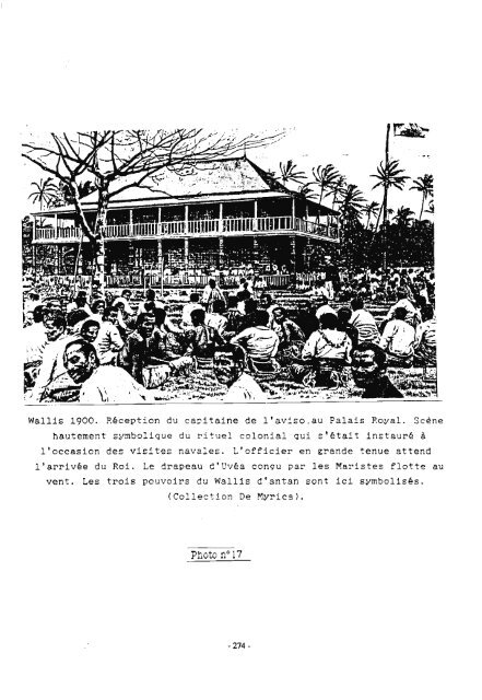 Espaces coloniaux et société polynésienne de Wallis-Futuna ... - IRD