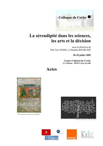 La sérendipité dans les sciences, les arts et la ... - CERSA - CNRS