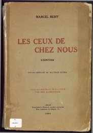 LES CEUX DE - Archives et musée de la littérature