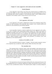 1 Chapter 13: Acute suppurative otitis media and acute mastoiditis ...