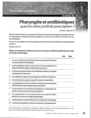 référentiel d'utilisation des antibiotiques pour une référentiel d'utilisation des antibiotiques pour une