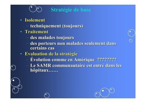 Les SAMR communautaires - CClin Sud-Est