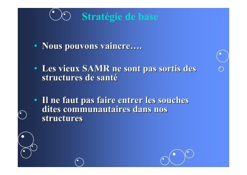 Les SAMR communautaires - CClin Sud-Est