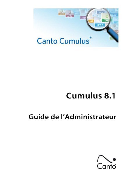 Guide de l'Administrateur - Canto Cumulus