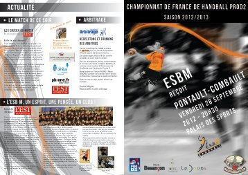 pontault-combault - ESBM Handball de Besançon